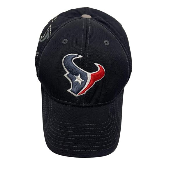 NFL Equipment Houston Texans Reebok Onfield Cap Embroidered Black Size Large XL - Picture 1 of 6